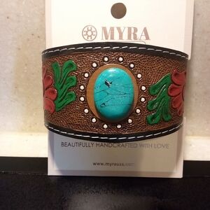 NWT Myra Bag Co Desert Roses Cuff Bracelet